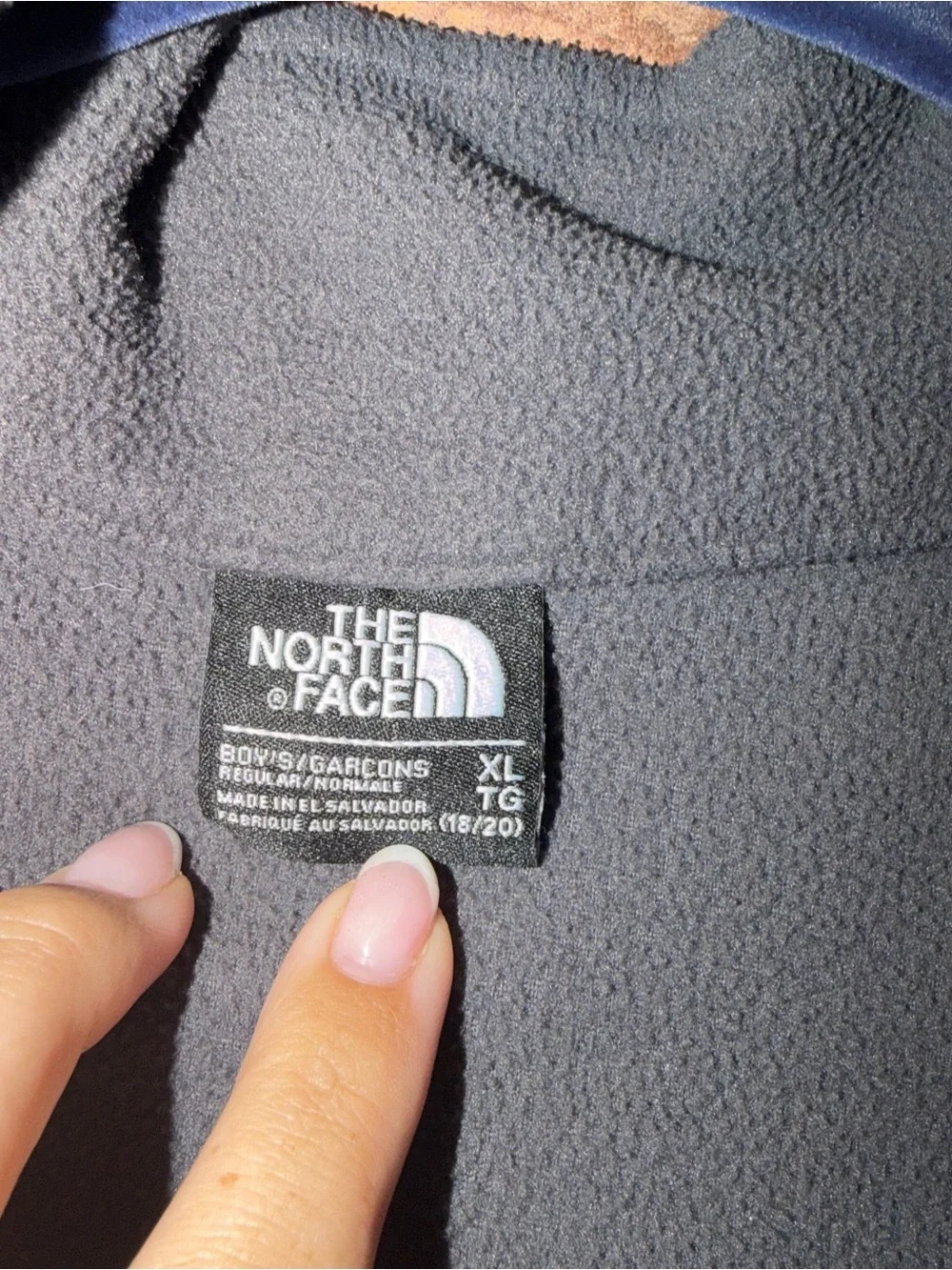 The North Face Boys’ Fleece 1/4 Zip Pullover – Size XL